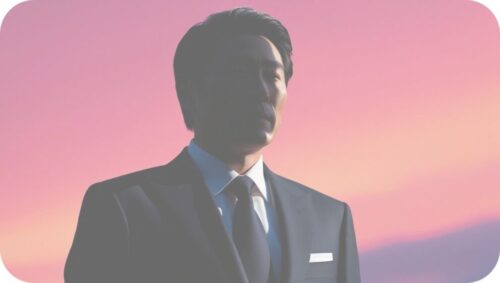 スーツ姿の男性